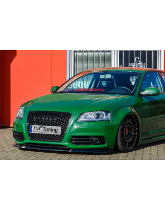 Spoiler paraurti anteriore in abs Audi A3 8P 8PA Sportback Facelift (Cod. IN-INE-360031B(S)-ABS)