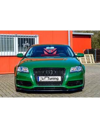 Spoiler paraurti anteriore in abs Audi A3 8P 8PA Sportback Facelift (Cod. IN-INE-360031B(S)-ABS)