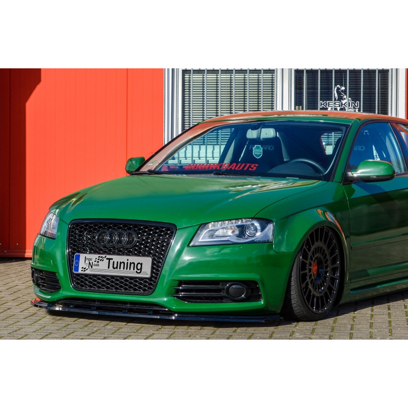 Spoiler paraurti anteriore in abs Audi A3 8P 8PA Sportback Facelift (Cod. IN-INE-360031B(S)-ABS-G)