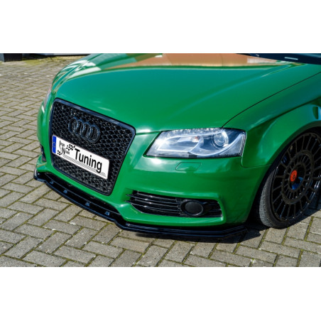 Spoiler paraurti anteriore in abs Audi A3 8P 8PA Sportback Facelift (Cod. IN-INE-360031B(S)-ABS-G)