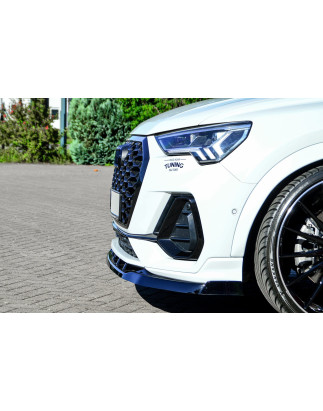 Spoiler paraurti anteriore in abs con flaps laterali Audi Q3 Typ F3N (Cod. IN-INE-360031BQW-ABS-C-2)