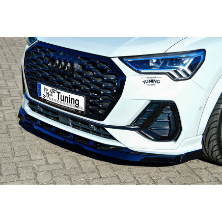 Spoiler paraurti anteriore in abs con flaps laterali Audi Q3 Typ F3N (Cod. IN-INE-360031BQW-ABS-G-2)