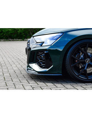 Spoiler paraurti anteriore in abs Audi RS3 8Y Sportback (Cod. IN-INE-360031DRS-ABS-G)