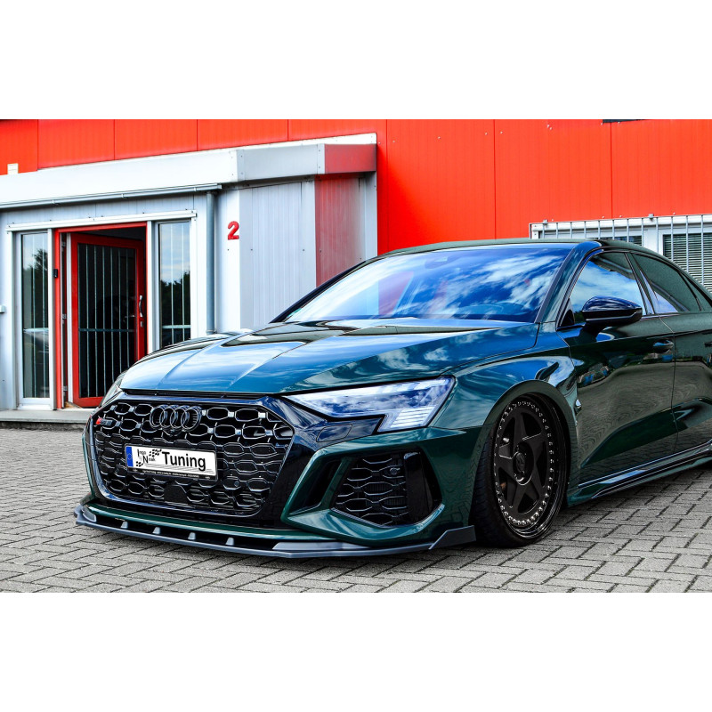 Spoiler paraurti anteriore in abs con flaps laterali Audi RS3 8Y Sportback (Cod. IN-INE-360031DRSW-A