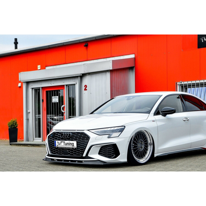Spoiler paraurti anteriore in abs Audi A3 8Y (Cod. IN-INE-360031DSL-ABS-2)