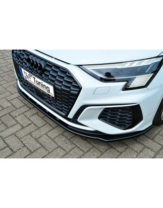 Spoiler paraurti anteriore in abs Audi A3 8Y (Cod. IN-INE-360031DSL-ABS-G-2)
