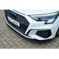 Spoiler paraurti anteriore in abs Audi A3 8Y (Cod. IN-INE-360031DSL-ABS-G-3)