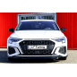 Spoiler paraurti anteriore in abs con flaps laterali Audi A3 8Y (Cod. IN-INE-360031DSLW-ABS-G)