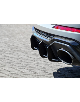 Kit pinne posteriori per diffusore Audi RS Q3 F3 (Cod. IN-INE-360045BQRSRT-ABS)