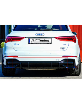 Kit pinne posteriori per diffusore Audi Q3 Typ F3 (Cod. IN-INE-360045BQRT-ABS)