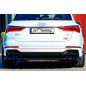 Kit pinne posteriori per diffusore Audi Q3 Typ F3 (Cod. IN-INE-360045BQRT-ABS)