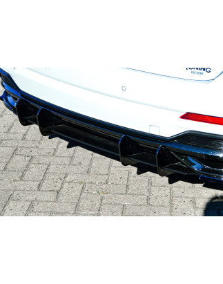 Kit pinne posteriori per diffusore Audi Q3 Typ F3 (Cod. IN-INE-360045BQRT-ABS)