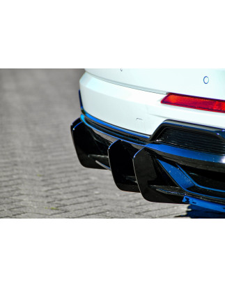 Kit pinne posteriori per diffusore Audi Q3 Typ F3 (Cod. IN-INE-360045BQRT-ABS)