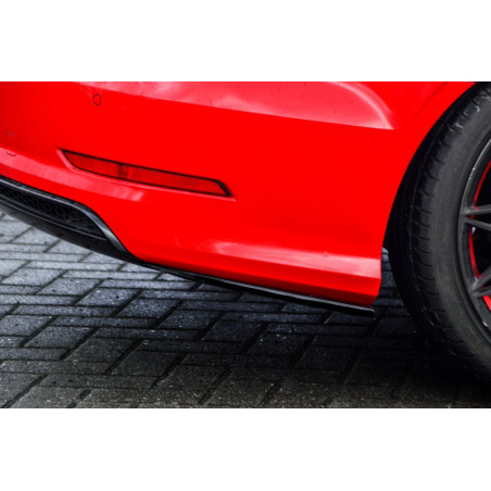 Set sottoparaurti laterali posteriori in abs Audi A3 8V S-Line + S3 berlina (Cod. IN-INE-360045CLL/R