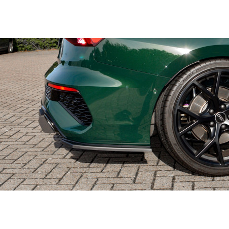 Set sottoparaurti laterali posteriori in abs  Audi RS3 8Y berlina (Cod. IN-INE-360045DRSLL/R-ABS-G)