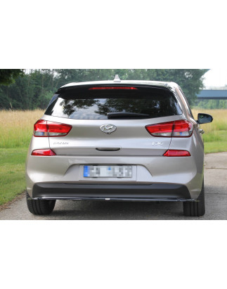 Splitter posteriore (senza barre verticali) HYUNDAI I30 MK3  (Cod. M-HY-I30-3-RD1G)