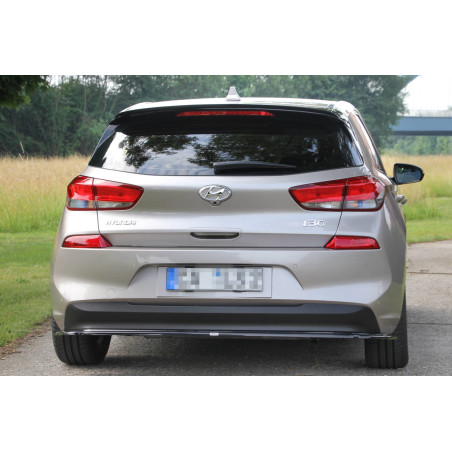 Splitter posteriore (senza barre verticali) HYUNDAI I30 MK3  (Cod. M-HY-I30-3-RD1G)