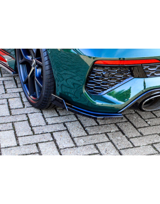 Set sottoparaurti laterali posteriori in abs con flaps laterali  Audi RS3 8Y berlina (Cod. IN-INE-36