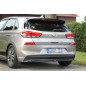 Splitter posteriore (senza barre verticali) HYUNDAI I30 MK3  (Cod. M-HY-I30-3-RD1G)
