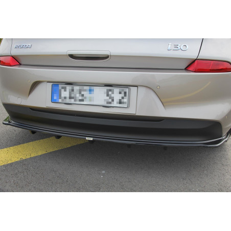 Splitter posteriore (con barre verticali) HYUNDAI I30 MK3  (Cod. M-HY-I30-3-RD1+RD2G)