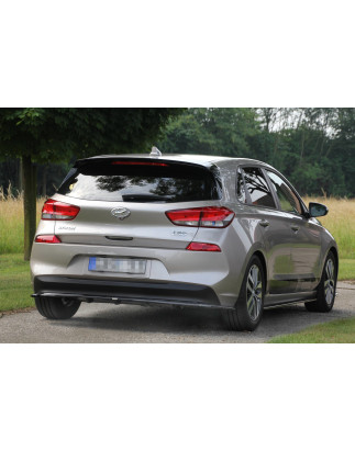 Splitter posteriore (con barre verticali) HYUNDAI I30 MK3  (Cod. M-HY-I30-3-RD1+RD2G)