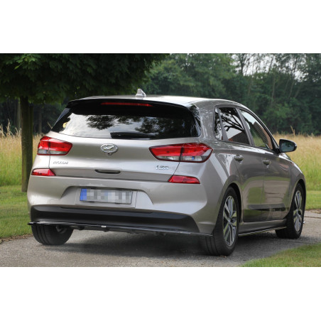 Splitter posteriore (con barre verticali) HYUNDAI I30 MK3  (Cod. M-HY-I30-3-RD1+RD2G)