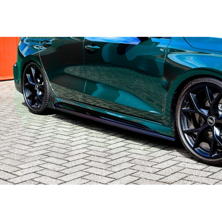 Set minigonne Cup con flaps posteriori Race look Audi RS3 8Y Sportback (Cod. IN-INE-360050DRSWH-ABS-