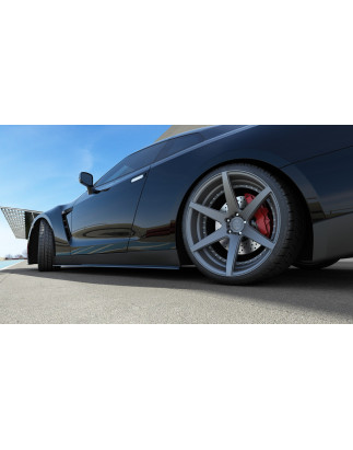 Diffusori minigonne NISSAN GT-R PREFACE COUPE (R35-SERIES)  (Cod. M-NI-GTR-3-SD1G)
