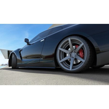 Diffusori minigonne NISSAN GT-R PREFACE COUPE (R35-SERIES)  (Cod. M-NI-GTR-3-SD1G)