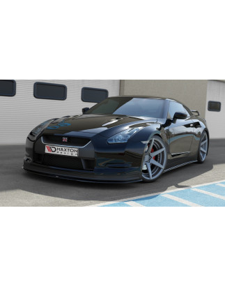 SPLITTER ANTERIORE V.2 NISSAN GT-R PREFACE COUPE (R35-SERIES) (Cod. M-NI-GTR-3-FD2G)
