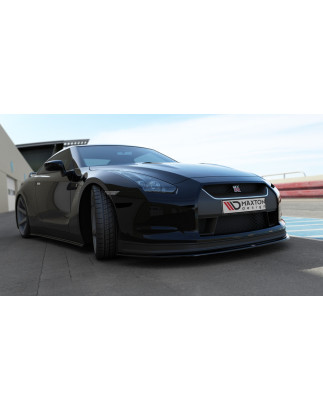 SPLITTER ANTERIORE V.2 NISSAN GT-R PREFACE COUPE (R35-SERIES) (Cod. M-NI-GTR-3-FD2G)