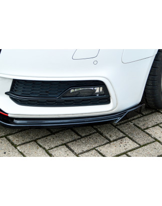 Spoiler paraurti anteriore in abs con flaps laterali Audi A5 / B8 S-Line (Cod. IN-INE-370031B(SE5W)-