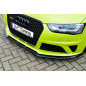Spoiler paraurti anteriore in abs con flaps laterali Audi RS4 B8 (Cod. IN-INE-370031BRS4(W)-ABS-G)