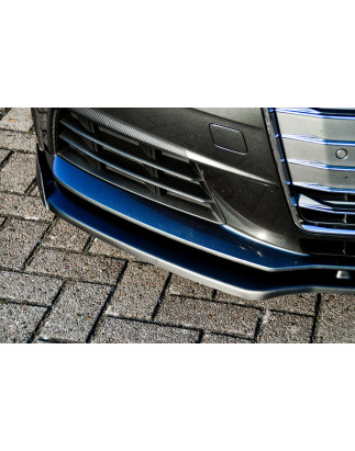 Spoiler paraurti anteriore in abs con flaps laterali Audi A4 B9 (Cod. IN-INE-370031CAW-ABS)