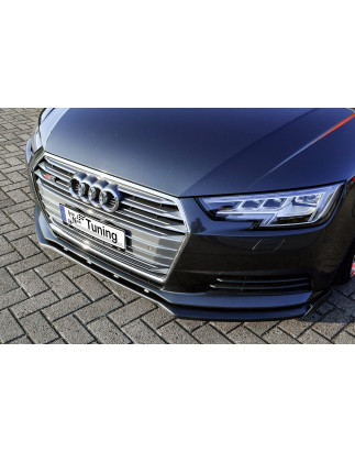 Spoiler paraurti anteriore in abs con flaps laterali Audi A4 B9 (Cod. IN-INE-370031CAW-ABS-G)