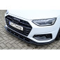Spoiler paraurti anteriore in abs Audi A4 Facelift B9 8W (Cod. IN-INE-370031CF-ABS-G-2)