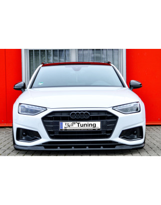Spoiler paraurti anteriore in abs Audi A4 Facelift B9 8W (Cod. IN-INE-370031CF-ABS-G-2)