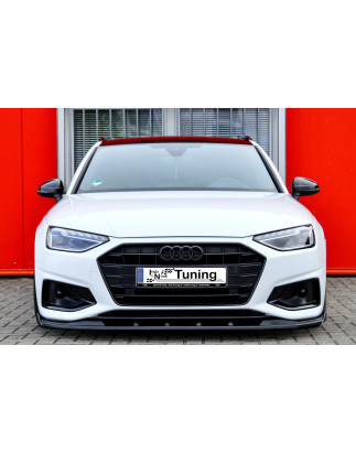Spoiler paraurti anteriore in abs con flaps laterali Audi A4 Facelift B9 8W (Cod. IN-INE-370031CFW-A
