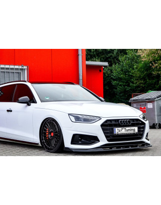 Spoiler paraurti anteriore in abs con flaps laterali Audi A4 Facelift B9 8W (Cod. IN-INE-370031CFW-A