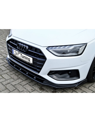Spoiler paraurti anteriore in abs con flaps laterali Audi A4 Facelift B9 8W (Cod. IN-INE-370031CFW-A