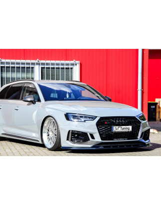 Spoiler paraurti anteriore in abs Audi RS4 B9 Avant (Cod. IN-INE-370031CRS4-ABS-C)