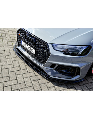 Spoiler paraurti anteriore in abs Audi RS4 B9 Avant (Cod. IN-INE-370031CRS4-ABS-C)