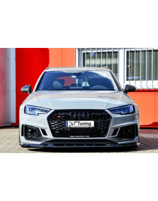 Spoiler paraurti anteriore in abs Audi RS4 B9 Avant (Cod. IN-INE-370031CRS4-ABS-C)
