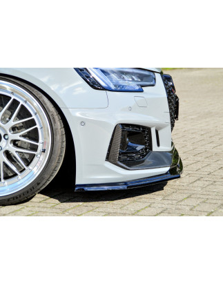 Spoiler paraurti anteriore in abs Audi RS4 B9 Avant (Cod. IN-INE-370031CRS4-ABS-C)