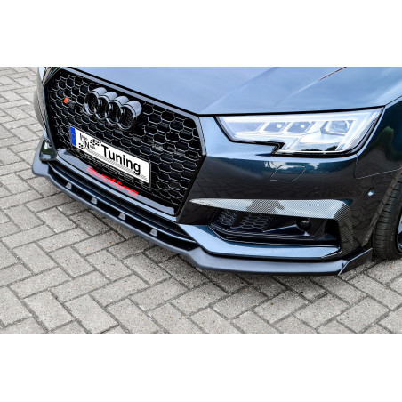 Spoiler paraurti anteriore in abs con flaps laterali Audi A4 S-Line Typ: B9 (Cod. IN-INE-370031CW(2)