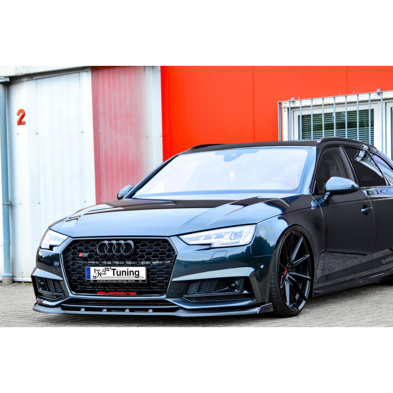 Spoiler paraurti anteriore in abs con flaps laterali Audi A4 S-Line Typ: B9 (Cod. IN-INE-370031CW(2)