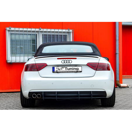Kit pinne posteriori per diffusore adatto per veicoli con doppio scarico a sinistra  Audi A5 / B8 Fa