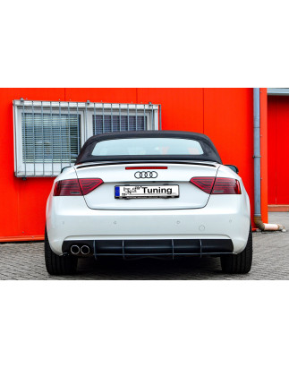 Kit pinne posteriori per diffusore adatto per veicoli con doppio scarico a sinistra  Audi A5 / B8 Fa