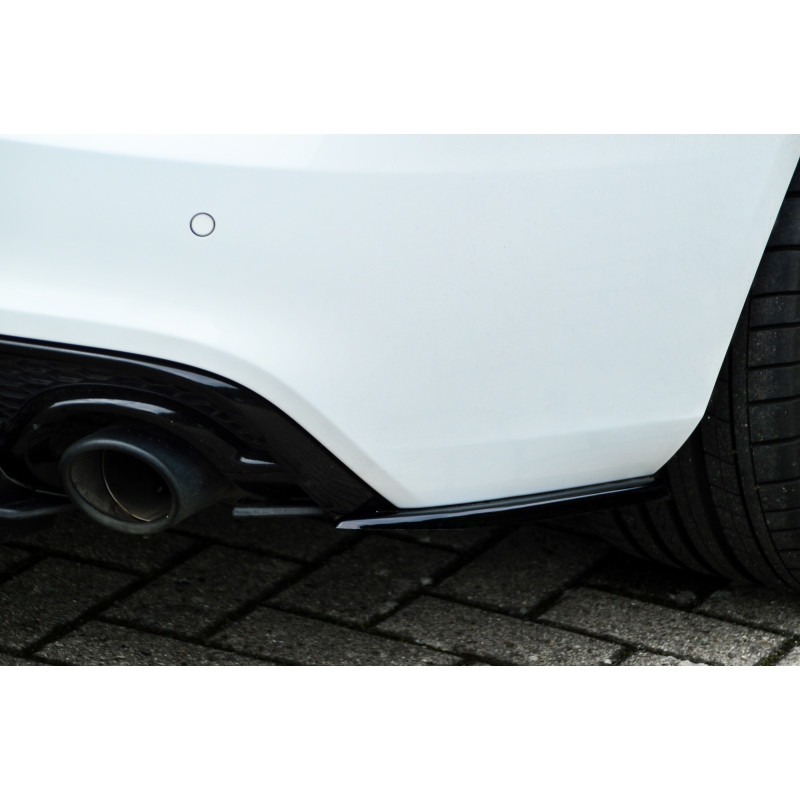 Set sottoparaurti laterali posteriori in abs Audi A5 / B8 S-Line (Cod. IN-INE-370045B(SE5)L/R-ABS)