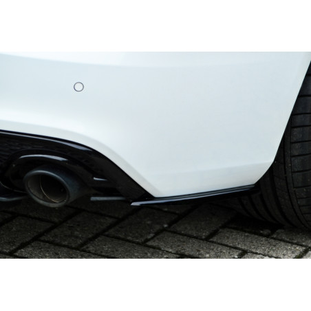 Set sottoparaurti laterali posteriori in abs Audi A5 / B8 S-Line (Cod. IN-INE-370045B(SE5)L/R-ABS)